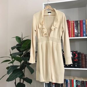 Cream cardigan sweater